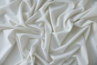 ткань белая костюмная шерсть с эластаном