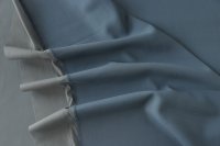 ткань серо-голубая костюмная шерсть на клеевой