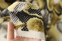 ткань сатин со змеиным принтом