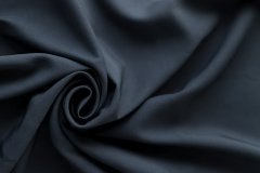 ткань костюмная вискоза темно-синяя Италия