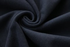 ткань темно-синяя шерсть (пальтовая) Италия