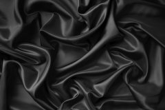 ткань подклад из вискозы черного цвета Италия