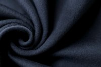 ткань темно-синяя шерсть с кашемиром пальтовая 1.25 м