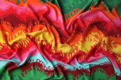 ткань крепдешин разноцветный Италия