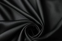 ткань атласное кади черного цвета
