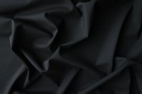 ткань шерстяной поплин черного цвета