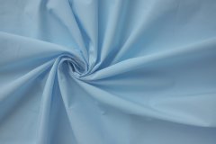 ткань поплин голубого цвета Италия