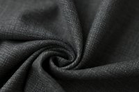 ткань костюмная шерсть темно-серый меланж
