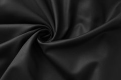ткань костюмно-плательная шерсть черная Италия