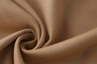 ткань двусторонняя двухслойная шерсть карамельного цвета
