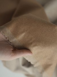 ткань двусторонний кашемир кэмел и песочный бежевый