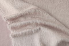 ткань пальтовая шерсть с ворсом пудрового (холодного) цвета Италия
