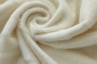 ткань альпака пальтовая молочного цвета в полоску