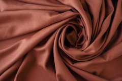 ткань хлопок рубашечный светло-коричневого цвета Италия