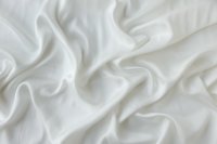 ткань сатин белого цвета из хлопка с шелком