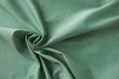 ткань костюмно-плательная шерсть зеленая в полоску Италия