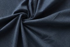 ткань темно-синий хлопок в крапинку Италия