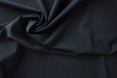ткань костюмно-плательная чёрная Италия