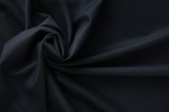 ткань костюмная шерсть с эластаном (цвет иссиня черный) Италия