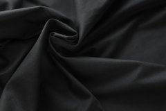 ткань хлопок пике черного цвета Италия