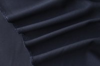 ткань костюмная шерсть тёмно-синяя