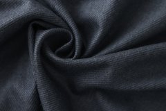 ткань костюмная шерсть синяя в рубчик Италия
