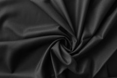 ткань костюмная шерсть чёрная Италия