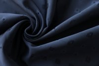 ткань темно синий костюмный жаккард