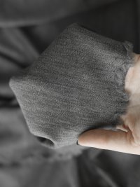 ткань шерстяной трикотаж серый меланж