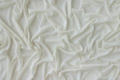 ткань трикотаж белый (молочный) шерсть с шёлком Италия