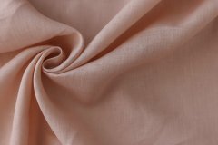 ткань лён розовый (пудрово-розовый) Италия
