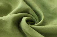 ткань лён зеленого цвета