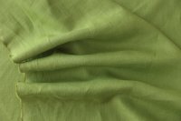 ткань лён зеленого цвета