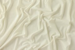 ткань трикотаж смесовый молочного цвета Италия