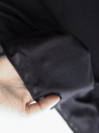 ткань трикотаж смесовый темно-синего цвета