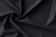 ткань шерсть иссиня-чёрного цвета Италия