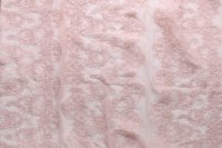 ткань розовое кружево
