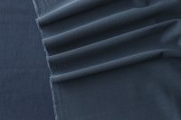 ткань смесовая шерсть с хлопком пыльно синего цвета
