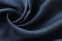 ткань шерсть с шёлком синяя