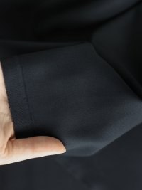 ткань шерсть тёмно синяя