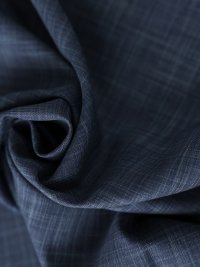 ткань шерсть синего цвета меланж