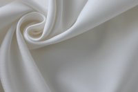 ткань креп из шерсти белый(молочный)