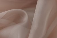 ткань органза дымчато розовая