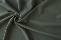 ткань шерсть с эластаном серо-зеленая (шалфей) Италия