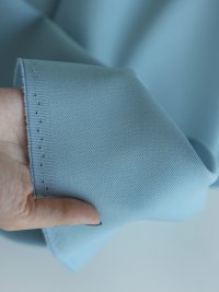 ткань костюмная шерсть голубая