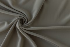 ткань шёлковый крепдешин серо-бежевый Италия
