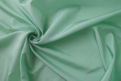 ткань костюмно-плательный шёлк мятного цвета Италия