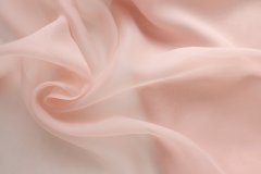 ткань органза нежно розовая Италия