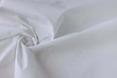 ткань рубашечный хлопок белый (белоснежный) Италия