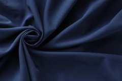 ткань двусторонний синий хлопок с кашемиром Италия